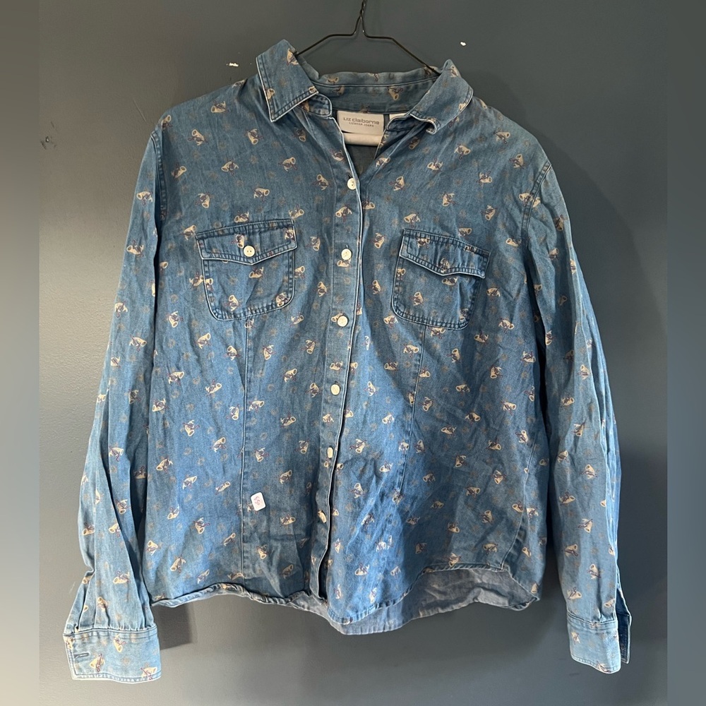 Vintage Liz Claiborne Denim Button Down